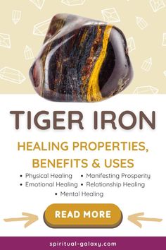 Tiger-Iron is a powerful stone. If you want to tune out other people's toxic energies and feelings, Tiger-Iron is a stone you can never be without. It is a lovely stone with red, golden, and black stripes. Manifesting Prosperity, Mental Healing, Healing Relationships, Toxic People, Healing Energy, Spiritual Healing, Emotional Healing