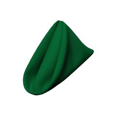 an image of a green napkin on a white background