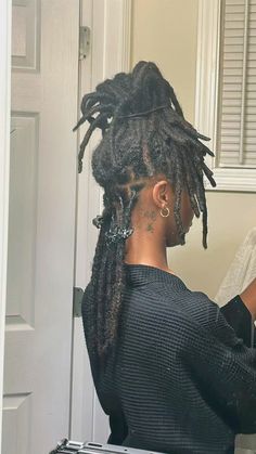 #locstyles #locs #womenwithlocs #blackwomen #blackwomenwithlocs #blackgirl #thicklocs #locnation #locjourney #locinspiration #locqueens #naturalhair #naturallocs #loclovers #protectivestyles #melaninmagic #locgoals #locbeauty #locstylesfordays #blackandlocd #loccommunity Loc Styles, Protective Styles, Locs, Cute Hairstyles, Natural Hair Styles, Black Women, Braids