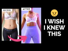 the before and after pictures show how to get fit