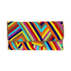 The Raquel Bag is the colorful statement bag you have been looking for. This bag will add color and fun to any outfit. Pair it with a monochrome outfit and watch the compliments come in! Accessories 2020, Ikat Bag, Hand Beaded Bag, Beaded Clutch Bag, Silk Clutch, Boho Handbags, Deco Pattern, Bridal Bag, Monochrome Outfit