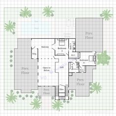 the floor plan for this house