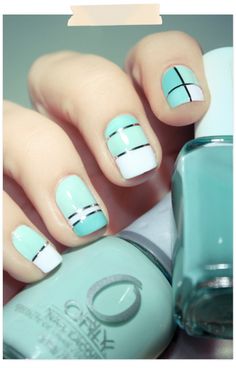 Nails/ THE MOST POPULAR NAILS AND POLISH #nails #polish #Manicure #stylish Do It Yourself Nails, Mint Nails, Unghie Nail Art, Her Nails, Nails Polish, Metallic Nails, Pedicures