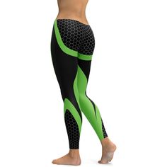 If you love being in nature or working out in nature than you need matching leggings. The color green is the color of nature. So we cannot think of anything better to wear than these Green Honeycomb Carbon Leggings! Go for a run or a walk in your unique leggings. Being In Nature, Out In Nature, The Color Green, 100 Squats, Unique Leggings, Green Leggings, Matching Leggings, Soft Leggings, Squat Proof