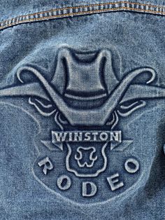 Vintage 60s 70s Winston Rodeo Denim Jacket Size XL. Extra Large See measurements Awesome Worn Patina Quality Made heavy denim. Rare survivor Fast shipping. We ship same or next day with USPS priority mail We are a small family business and we appreciate your purchase, Godspeed ! Western Blue Denim Jacket, Blue Western Denim Jacket, Blue Western Style Denim Jacket, Rodeo Jeans, Cowboys Men, Jeans Diy, Blue Jean, Denim Blue, New Vintage