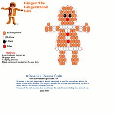 the gingerbread girl is made out of circles