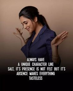 remember guys that sweet is attractive than salt but salt creates balance in everything and needed in everything, so just be unique like SALT!! Powerful Inspirational Quotes, Strong Mind Quotes, Look Up Quotes, Cute Inspirational Quotes, Cute Quotes For Life, Girly Attitude Quotes