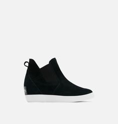 Women's Out N About™ Slip-On Wedge Bootie | SOREL Comfortable Work Shoes, Wedge Bootie, Style Savvy, Comfy Shoes, Womens Wedges, Eva Foam, Winter Shoes, Work Shoes, Beautiful Shoes