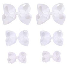 PRICES MAY VARY. ❤PACKING QUANTITY❤ 6 Pcs Quality Boutique Hair Bows come in a bigbag, bright and vibrant, which is awesome as you can match any outfit. Matching bows for a little girl and her favorite doll! Package include: 6PCS Hair Bows Clips. (6inch * 2pcs, 4inch * 2pcs, 3inch * 2pcs). ❤ GOOD QUALITY��❤Alligator hair clips are sturdy and very easy to attach to hair, saveing your time to take care of your baby girl's hair style. Comfortable wear feeling, no worry of missing accessories, and the Big Hair Bows, Bows For Girls, Boutique Hair Bows, Hair Accessories Clips, Ribbon Hair Bows, Alligator Clips, Ribbon Hair, Bow Set