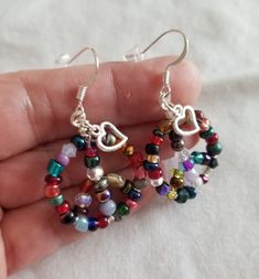 Cheap Hippie Dangle Jewelry, Peace Sign Earrings Boho, Cheap Hippie Beaded Jewelry, Cheap Hippie Earrings, Beaded Peace Sign, Peace Sign Symbol, Peace Sign Earrings, Peace Earrings, Earthy Jewelry