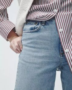 Andi Ankle Wide-Leg - Cecilia - Cecilia | rag & bone Tweed Vest, Jean Vintage, Wide Leg Denim, Fashion Advice, Stretch Jeans, Rag & Bone, Wide Leg Jeans, High Waist Jeans, Denim Women