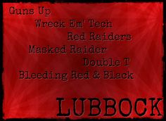 #bleedredandblack #doubleT #texastech #redraiderfans Black And Red, Fan, Red