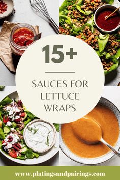 the top 15 sauces for lettuce wraps