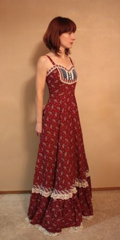 70s Flowy Dress, 70s Prairie Style, Gunnie Sax Dress, 70s Gunne Sax Dresses, Red Gunne Sax Dress, Gunne Sax Dress Vintage 80s, Vintage Gunne Sax Dress, Jessica Mcclintock Gunne Sax Dress, Gunne Sax Black Label