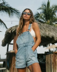 Sand Canyon Denim Short Overalls - Light Wash Summer Hiking Outfit Women, Overalls Women Shorts, Summer Beach Dresses, Denim Short Overalls, Summer Hiking Outfit, Summer 19, Short Overalls, Women's Overalls, Beach Dresses Summer