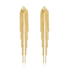 PRICES MAY VARY. Design: The FANZE earrings with elegant and stylish design. We has various earrings with tassels as the main design element, fashionable and classical. Fits various dressed and style. Size: The size of this fringe earrings is 8.2cm(3.2")*1.1cm(0.4"). Delicate and lightweight. Material: This long tassel earrings for women made of alloy. Hypoallergenic and comfortable. Gift: Tassel earrings for women as a good choice as a gift to girls, sisters, daughter, wife, girlfriend, best fr Gift To Mother, Earrings With Tassels, Tassel Chandelier, Best Fr, Fringe Jewelry, Statement Earrings Gold, Gold Tassel Earrings, Fringe Earring, Long Chandelier