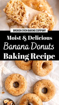 the most delicious and delicious banana donuts recipe