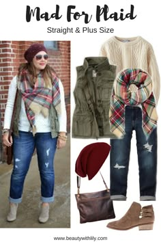 Plus Size Herbst, Plaid Outfits Fall, Blush Outfit, Plus Size Winter Outfits, Plus Size Fall Outfit, Plus Size Fall Fashion, Pullover Outfit, Plus Size Fall