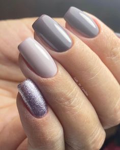 Dusty Rose Nails, Pastel Beige, Grey Nails, Nails 2018, Peach Nails, Pastel Grey, Nails Prom, Rose Nails, Simple Nail Art Designs