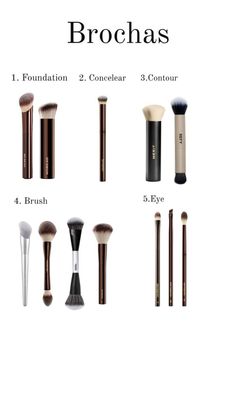 Makeup Brushes Aesthetic, Foundation Brushes, Makeup Accesories, Makeup Help, Minimal Makeup, Makeup Guide