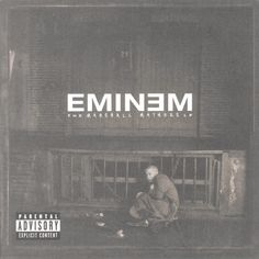 emiem album cover with man sitting on window sill