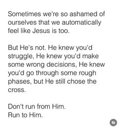 a poem written in black and white with the words, sometimes we're so amazed of ourselves that we automaticically feel like jesus is too