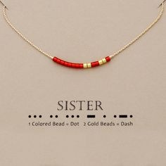 Sister Morse Code Bracelet, Morse Code Bracelet Diy, Handmade Gifts For Sister, Jewelry Kpop, Anklets Diy, Code Bracelets, Jewelry Recycled, Sister Birthday Gift, Coded Message