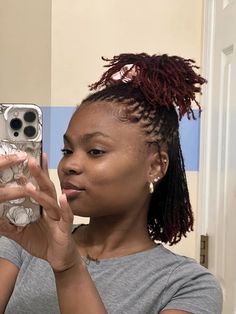 Extra Small Starter Locs, Micro Locs 4c Hair, Sisters Locks Hair Styles, Starter Sister Locs Styles, Short Sister Locks Hairstyles, Short Sister Locs, Starter Micro Locs, Micro Locs Starter, Short Locs Hairstyles Starter