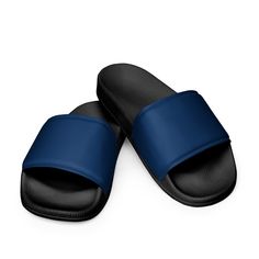 Step into the sun-drenched days of summer with effortless style and unmatched comfort. Our Stylish Men's Blue Slides are more than just a pair of sandals; they are a true celebration of a great laid-back look and practical design, making them the perfect outdoor companion for the modern man. Whether you're lounging poolside, exploring coastal towns, or simply enjoying a backyard barbecue, these slides are designed to provide the ultimate in comfort and durability. As a one-of-a-kind gift for Father's Day, a birthday, or just because, these unique Men's Blue Slides are sure to impress. Each pair makes a thoughtful and personal gift for the special man in your life. The vibrant blue hue adds a pop of color to any ensemble, guaranteeing that these slides stand out in a sea of ordinary footwea Blue Slides For Summer, Blue Slides For Beach Vacation, Blue Slides For Beach Season, Comfortable Blue Slides For Summer, Blue Summer Slides For Beach Season, Sporty Blue Slides For Vacation, Summer Sports Slides, Summer Blue Slides For Vacation, Sporty Navy Slides For Summer