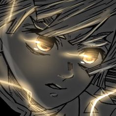 an animated image of a woman with glowing eyes and blonde hair looking at the camera