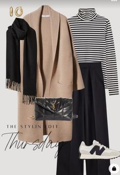 Mode Mantel, Mode Tips, Beige Coat, Weekly Outfits, Fall Capsule Wardrobe, Casual Work Outfits