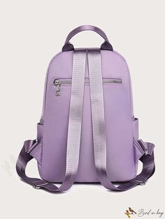 BirdinBag - Versatile Multi-pocket Modern Backpack Back To School Softback Backpack With Pockets, Nylon Backpack With Pockets For Back To School, Softback Bags With Pockets For Students, Student Backpack With Pockets In Nylon, Student Nylon Backpack With Pockets, Back To School Nylon Backpack With Pockets, Versatile Purple School Bag, Versatile Purple School Bags, Versatile Student Softback Bag