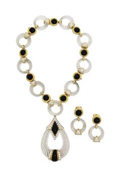 26 November 2014 London, King Street Luxury Onyx Necklace For Evening, Luxury Stone-set Necklaces, Luxury Black Gemstone Necklaces, Luxury Onyx Gemstone Beaded Necklaces, Rock Crystal Jewelry, Luxury Onyx Statement Necklace, Bvlgari Jewelry, 26 November