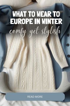 What to Wear to Europe in the Winter What To Wear To Europe, Europe In The Winter, Thermal Clothes, Travel To Europe, Europe Travel Outfits, Europe Winter, Thermal Leggings, Winter Tops, Winter Travel