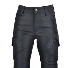 Women Winter Waterproof Armored Riding Plus Velvet Pants is motorcycle ready for cold weather, while at the same time, being spot on when it comes to fashion trends. The sleek polyester and cotton fabrics used in the jeans mix into the perfect blend of utility and comfort. CE Certified Knee Hip Protective Pads ⇨ The knee and hip pads are detachable and easy to mount. Insert them into their special pockets for added protection on the road. Reinforced Stitching ⇨ The pants feature reinforced stitc Fitted Outdoor Techwear Pants, Fitted Techwear Pants For Outdoor, Fitted Black Pants With Functional Pockets, Biker Bottoms Straight Leg For Motorcycling, Biker Style Straight Leg Bottoms For Motorcycling, Biker Straight Leg Bottoms For Motorcycling, Fitted Techwear Bottoms For Outdoor Activities, Functional Winter Bottoms With Hip Pockets, Black Waterproof Utility Bottoms