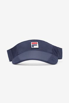 Protect your eyes from the sun wearing this stylish Fila Women's Performance Visor. Wear it both on and off the tennis court. SPECS: Front embroidered F box logo and Fila logo on brim. Adjustable back velcro closure. Precurved brim. Underbill reduces glare. Protects you from sun. Materials: 100% polyester woven One Size Fits Most Tennis Visor, Fila Logo, Logo Wear, Box Logo, Tennis Court, Your Eyes, The Sun, Tennis, Sun