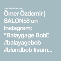 Ömer Özdemir | SALON58 on Instagram: "Balaygage Bob⭐️
#balayagebob #blondbob #summerblonde #wellapassionistas #wellalovers
#wellabewegt #asmrhair #asmrsounds"