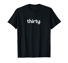 a black t - shirt with the word thry printed on it's chest