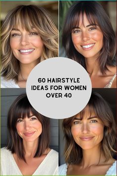 Hairstyle Ideas for Women Over 40 >>> The hairstyling community called to let you know that side bangs are back in style—and they’re an excellent way to add a dash of softness to your face. This sleek mid-length cut is best suited for naturally straight tresses. Click here to check out more hairstyles for women over 40 that will upgrade your look. Cute Hair 40 Year Old, Midlength Haircuts Over 40, Recipes For Women Over 40, Hair Ideas Over 40, 40 Year Hairstyles, Over Forty Hairstyles, Hairstyles 30's For Women, 45 Yr Old Hairstyles, Best Hairstyles For Women Over 40