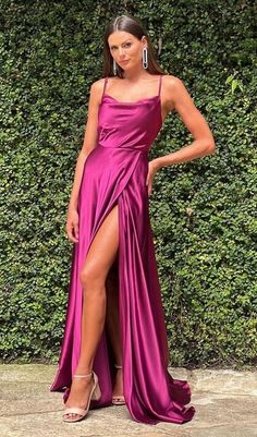 Lady Corset Dress, Vestidos Color Uva, Vestidos Color Fucsia, Premier Dress, Pink Long Dress, Fiesta Outfit, Evening Dress Floor Length, Iconic Dresses