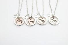 4 friends graduation gifts, 4 Best Friend Necklaces, Pinky Promise for 4, Pinky Swear, Four Best Friend Gift, 4 BFF Necklaces, Friendship Ring says: NO MATTER WHERE NO MATTER WHAT The length is 46cm (18 inch). Charm is 12mmx10mm, Initial 10mm. Click here for Upgrades and Add On: https://www.etsy.com/se-en/shop/SwedishBeautyDesign?ref=seller-platform-mcnav&section_id=22167108 The item is personalized. Please let me know if you wish to change places of the charms, add more or take away any. Pl Friendship Necklaces For 4, Necklaces Friendship, 3 Best Friends Gifts, Bff Rings, Bestie Board, Friends Graduation, Graduation Gifts For Friends, 4 Best Friends, 3 Best Friends