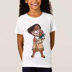 Moana Pua & Heihei - Voyagers T-shirt, Kids Unisex, Size: Youth XS, White Moana Tshirt, Moana Pua, Cute Disney Characters, Vintage Friends, Disney Moana, Disney Tshirts, Captured Moments, Cute Disney, Moana