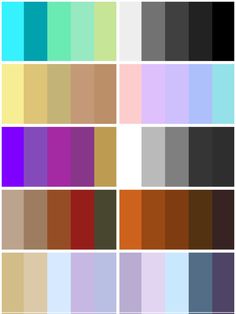 the color scheme is shown with different colors