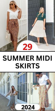 Casual Korean Outfits, Fit Outfits, Skirt Outfit Summer, Midi Skirts Style, Midi Skirts Summer, Skirt Outfits Summer, Midi Skirt Pattern