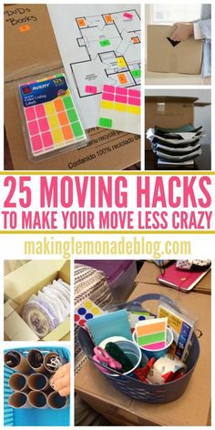 25 moving hacks to make your move less crazy