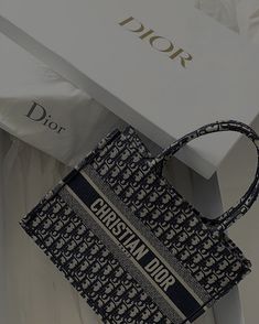 Dior Tote Bag, Bag Street Style, Dior Book, Handbag Hardware, Aesthetic Bags, Book Tote Bag, Dior Book Tote, Dream Bags, Luxury Purses