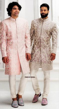 Manish Malhotra Sherwani, Manish Malhotra Menswear, Men Flowers, Engagement Dress For Groom, Wedding Matching Outfits, Irfan Khan, Cradle Ceremony