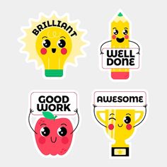 Star Of The Week, Star Students, Teacher Stickers, Telegram Stickers, Funny Boy, Sticker Template, Teacher Supplies