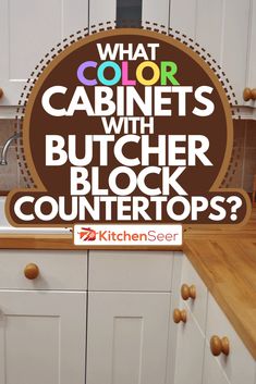 what color cabinets with butcher block counters?