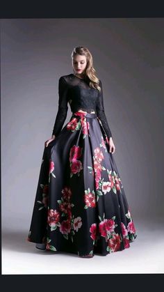 Satin Dress Style, Floral Skirt Outfit, Print Satin Dress, Floral Skirt Outfits, Printed Satin Dress, Hot Prom Dress, Wedding Lehenga Designs, Most Beautiful Wedding, Most Beautiful Wedding Dresses